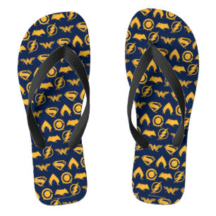 Chanclas Liga de la Justicia   Diseño de símbolos de equipo