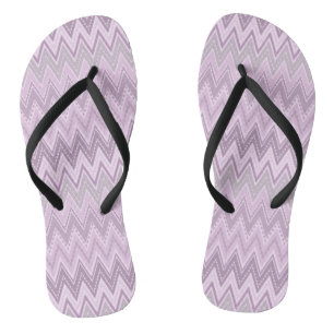 Chanclas Lilac, rosa, zigzag