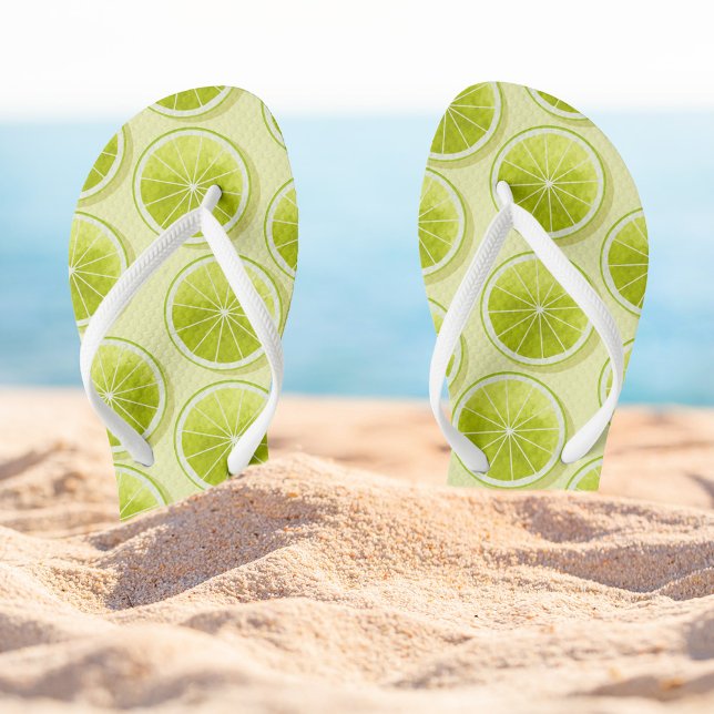 Chanclas Lime Slices en amarillo claro (Subido por el creador)