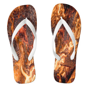 Chanclas Llama naranja