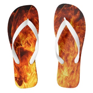 Chanclas Llama naranja
