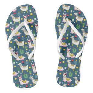 Chanclas Llamas en el patrón de las gafas de sol