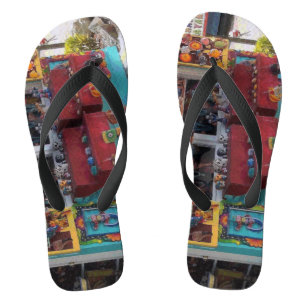 Chanclas Llave colorida oeste
