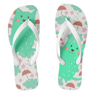 Chanclas Lluvia de gatos