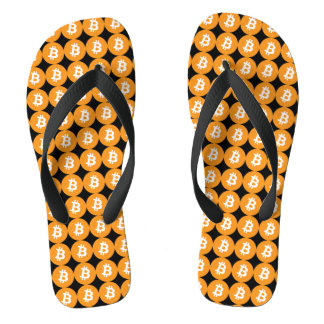 Chanclas Logotipo de bitcoin Flip Flops