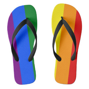 Chanclas Los colores del arcoiris