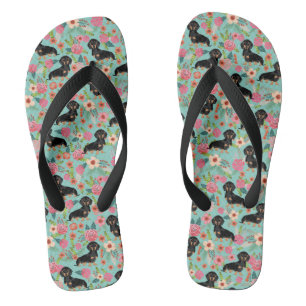 Chanclas Los flips-flopes florales de Doxie - ennegrezca y