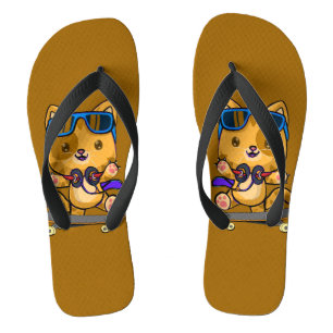 Chanclas los gatos están llamando, y debo irme, mau
