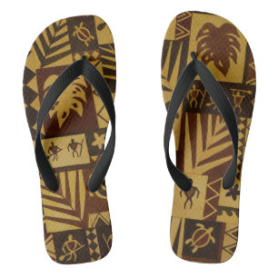 Chanclas Los guerreros de los petroglifos de Tapa de Hawái