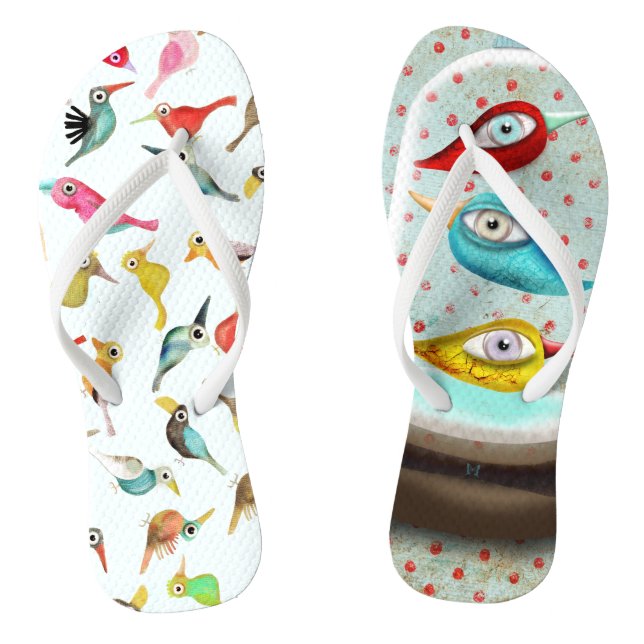 Chanclas Los pájaros (Plantilla)