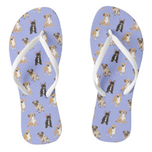Chanclas Los perros Vector el modelo inconsútil