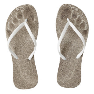 Chanclas Los pies en la arena