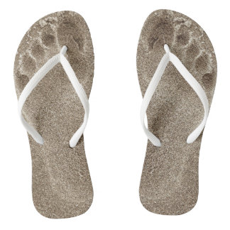 Chanclas Los pies en la arena