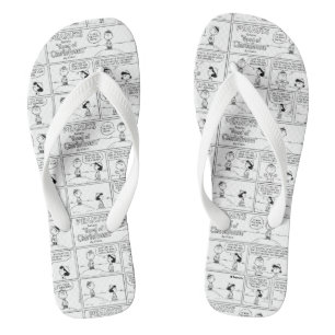 Chanclas Los Recuerdos de Charlie Brown en el hongo del lan