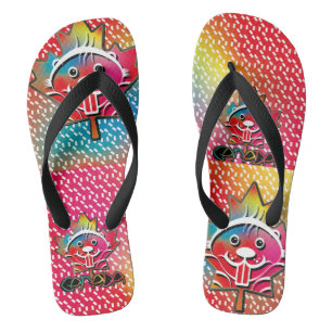 Chanclas  LOVE Castor/ Maple flag Canada by Masanser