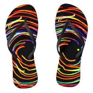 Chanclas Luces en espiral brillan
