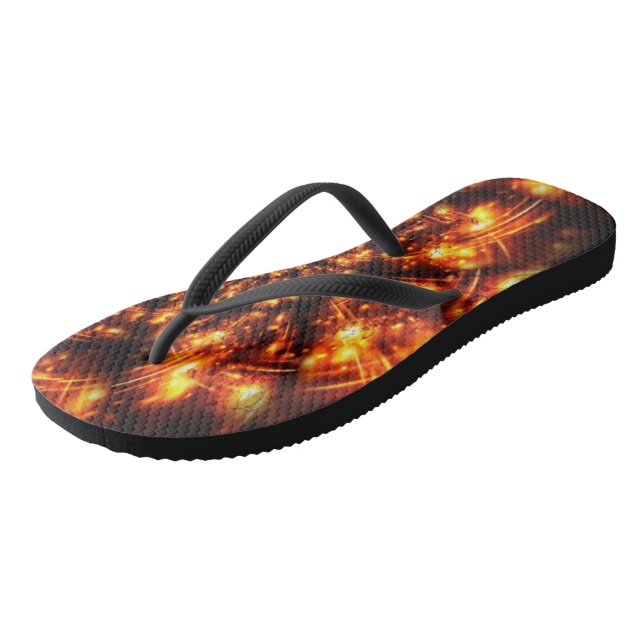 Chanclas Luces esparcantes de oro (Angular)