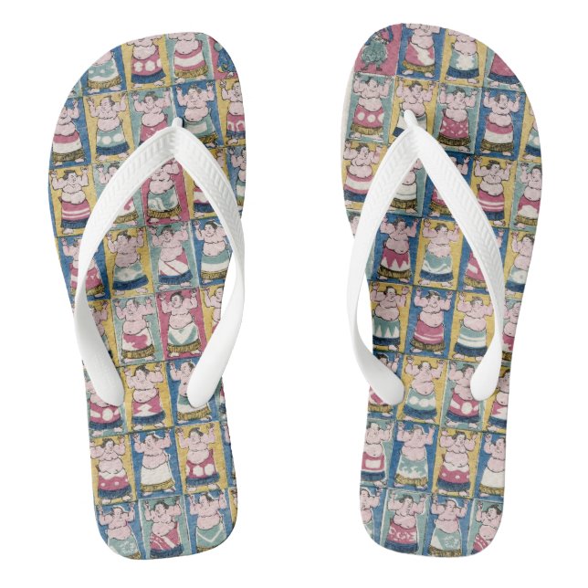Chanclas "Luchadores de Sumo (1852) Chanclas" (Plantilla)