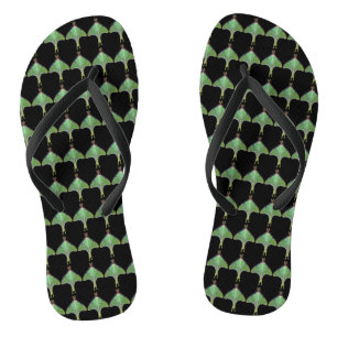 Chanclas Luna Moth Resumen Flip Flops de animal