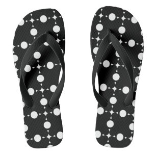 Chanclas Lunares Blancos, Patrón de Lunares, Lunares, Punti