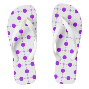 Chanclas Lunares Morados, Patrón de Lunares, Lunares, Punte
