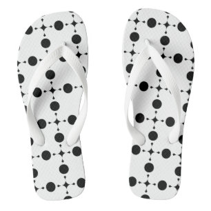 Chanclas Lunares Negros, Patrón de Lunares, Lunares, Puntea
