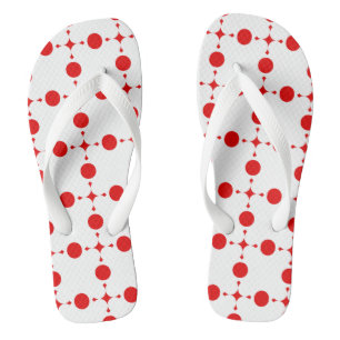 Chanclas Lunares Rojos, Patrón de Lunares, Lunares, Puntead