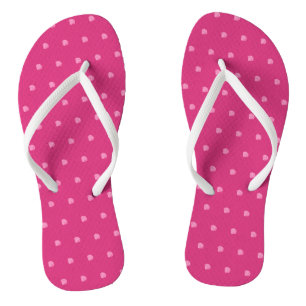 Chanclas Lunares rosados-Conchas marinas-