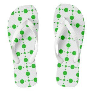 Chanclas Lunares Verdes, Patrón de Lunares, Lunares, Con Lu