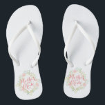 Chanclas Madre de la novia Boda floral<br><div class="desc">Para mayor personalización, haga clic en el botón "Personalizar" y utilice nuestra herramienta de diseño para modificar esta plantilla. Si las opciones están disponibles, puede cambiar el texto y la imagen simplemente haciendo clic en "Editar/Quitar texto o imagen aquí" y agregar la suya propia. Diseñado por Freepik.</div>