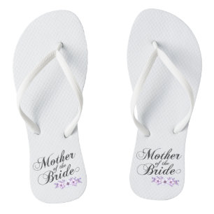 Chanclas Madre de la novia que casa flips-flopes del
