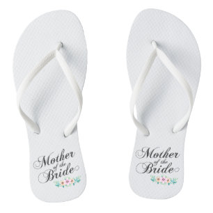 Chanclas Madre de la novia que casa flips-flopes del