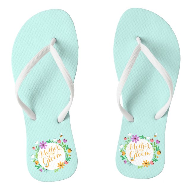 Chanclas Madre del Boda Groom | Flip Flops (Plantilla)