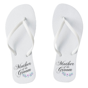 Chanclas Madre del novio que casa flips-flopes del