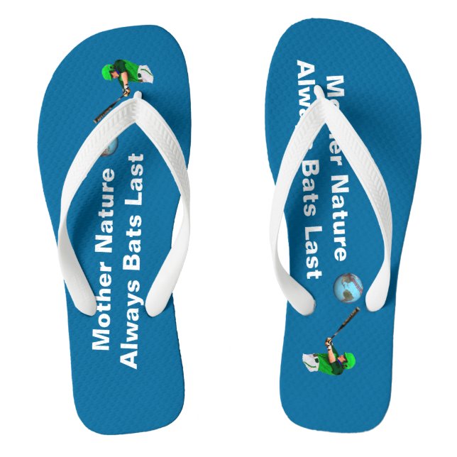 Chanclas Madre Naturaleza siempre bate al último (Plantilla)