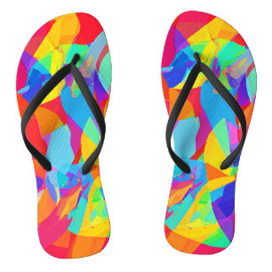 Chanclas Mágica de patrones vivos y coloridos