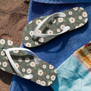 Chanclas Magnolia Blossoms Monograma Floral