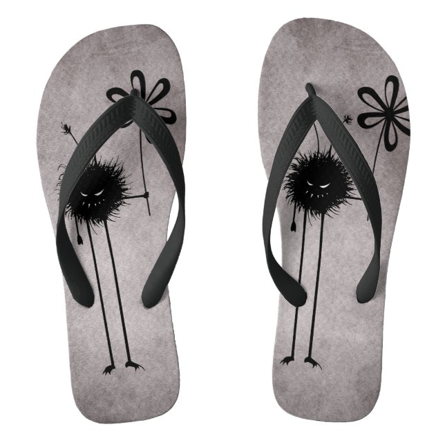 Chanclas Mal Flor Bug - Criatura gótica vintage (Plantilla)