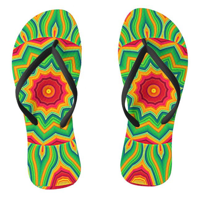 Chanclas Mandala Flip Flops (Plantilla)