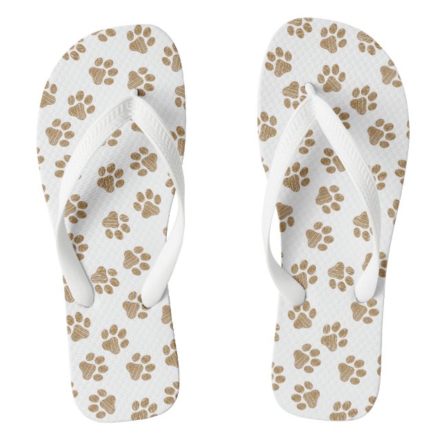 Chanclas Manos de perro, garras de perro, patas de oro Nara (Plantilla)