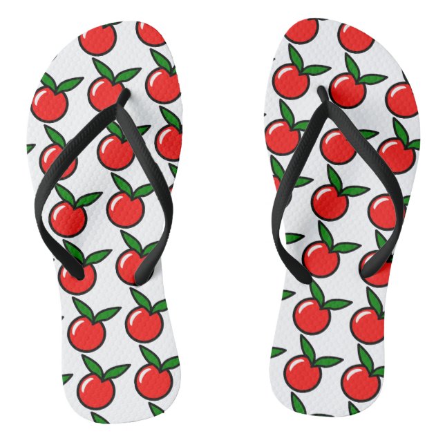 Chanclas Manzana o cereza, Personalizado de fruta de cocina (Plantilla)