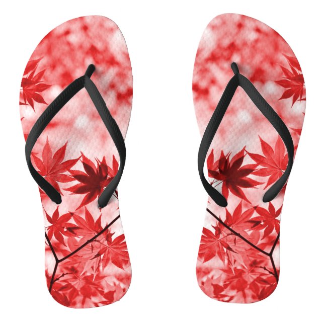 Chanclas Maple Trees Leaves Design-2997 (Plantilla)