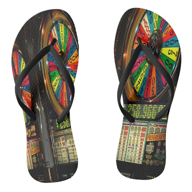 Chanclas Máquinas tragaperras de Las Vegas (Plantilla)