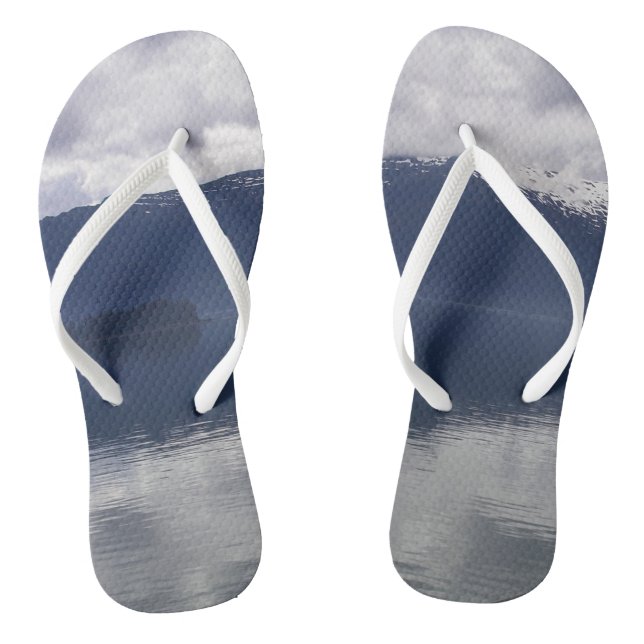 Chanclas Mar de Alaska en tonos azules (Plantilla)