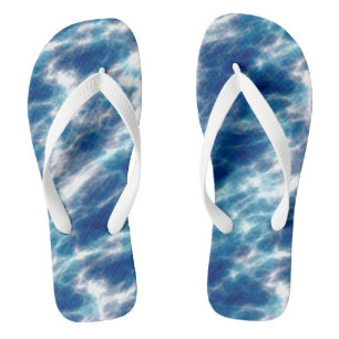 Chanclas Marble de agua azul
