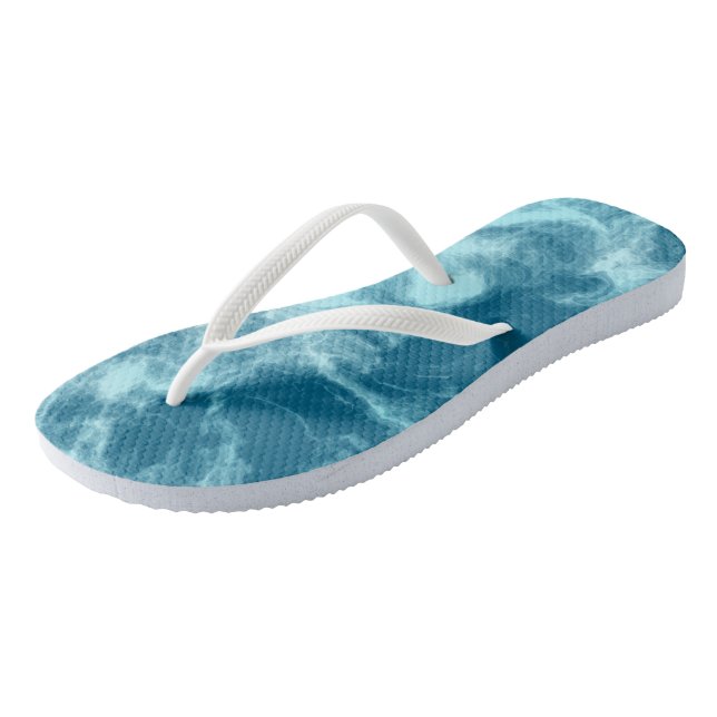 Chanclas Marble de agua azul (Angular)