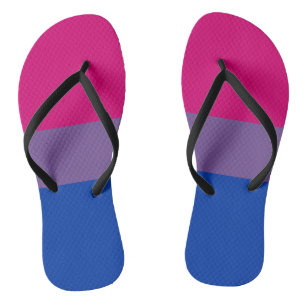 Chanclas Marca de orgullo bisexual