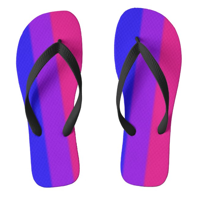 Chanclas Marca de orgullo bisexual de caída versión 2 (Plantilla)
