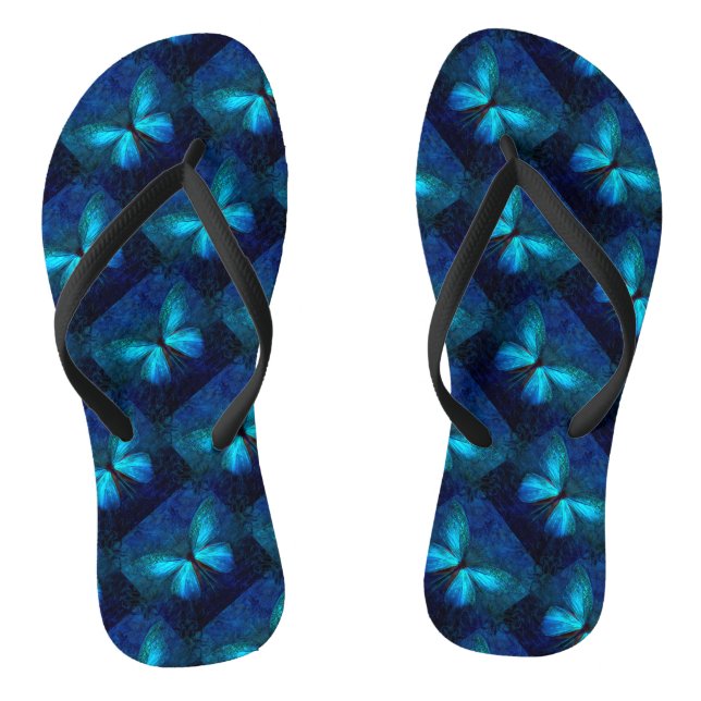 Chanclas Mariposa azul (Plantilla)