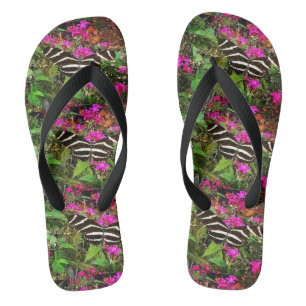 Chanclas Mariposa cebra